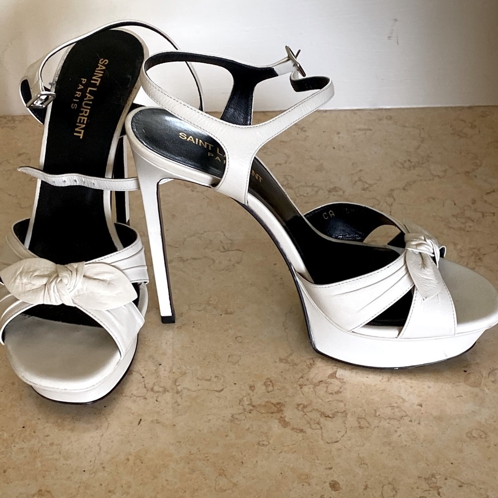 Saint Laurent hot heels only tried on